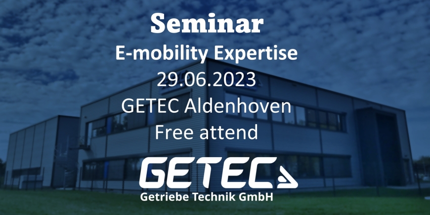 GETEC E-mobility Expertise Seminar