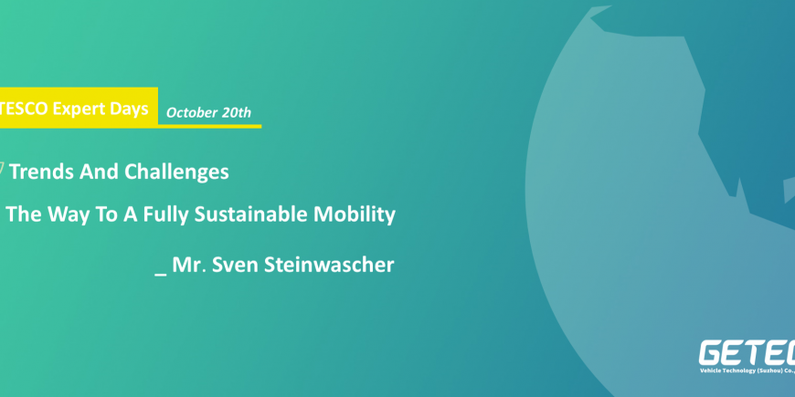 TRENDS AND CHALLENGES ON THE WAY TO FULLY SUSTAINABLE MOBILITY